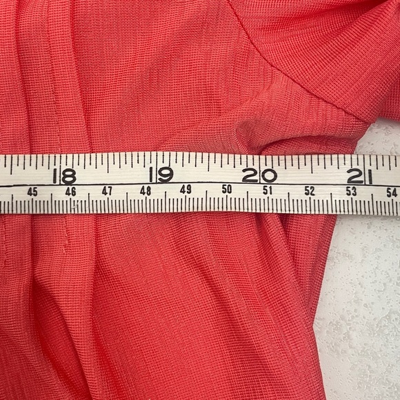 PAPA Vancouver Classic Button Down Pleats  Color Coral/Salmon Long Sleeve Sz L - Picture 11 of 14